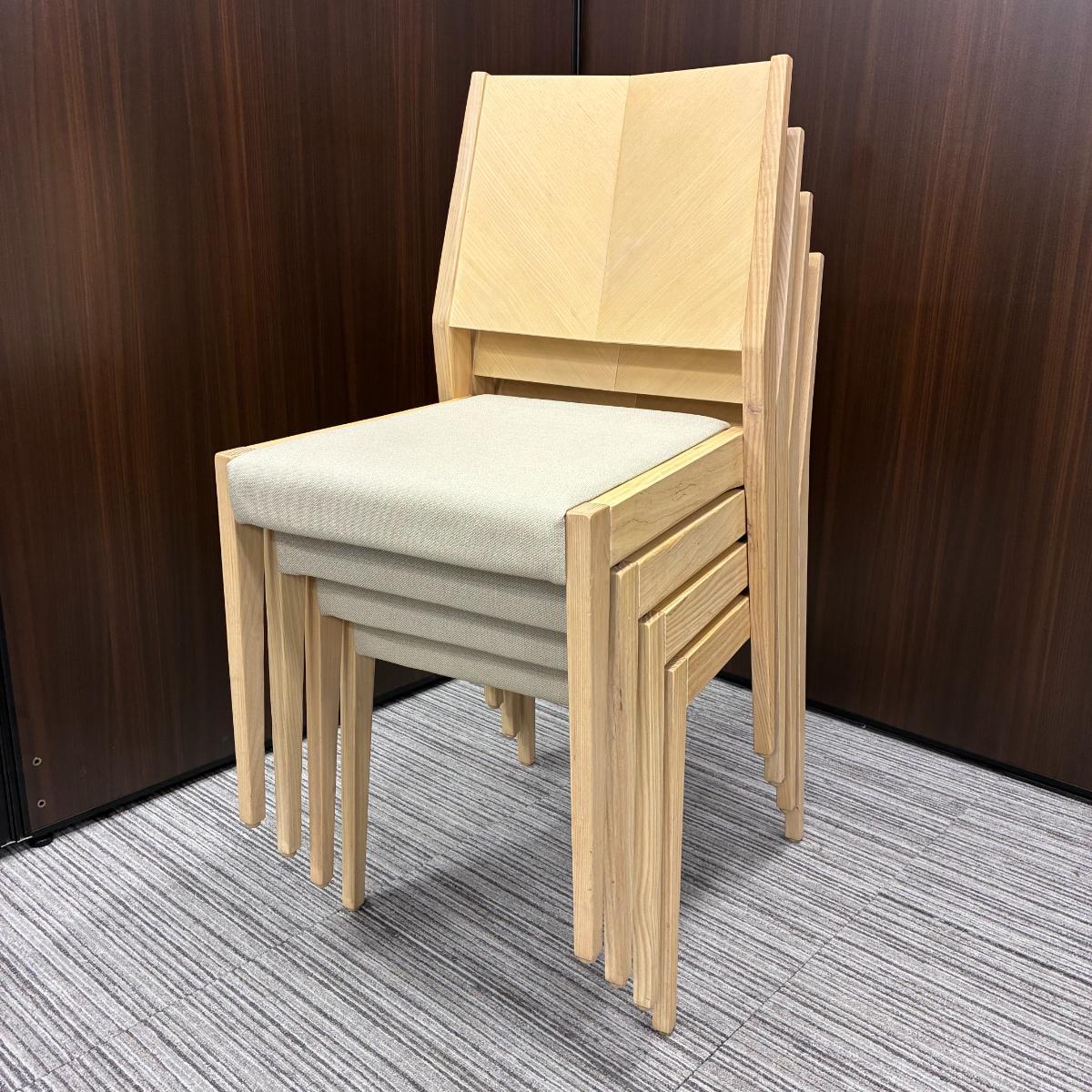 中古】タック SOGOKAGU スタッキングチェア 570205 - 中古オフィス家具 