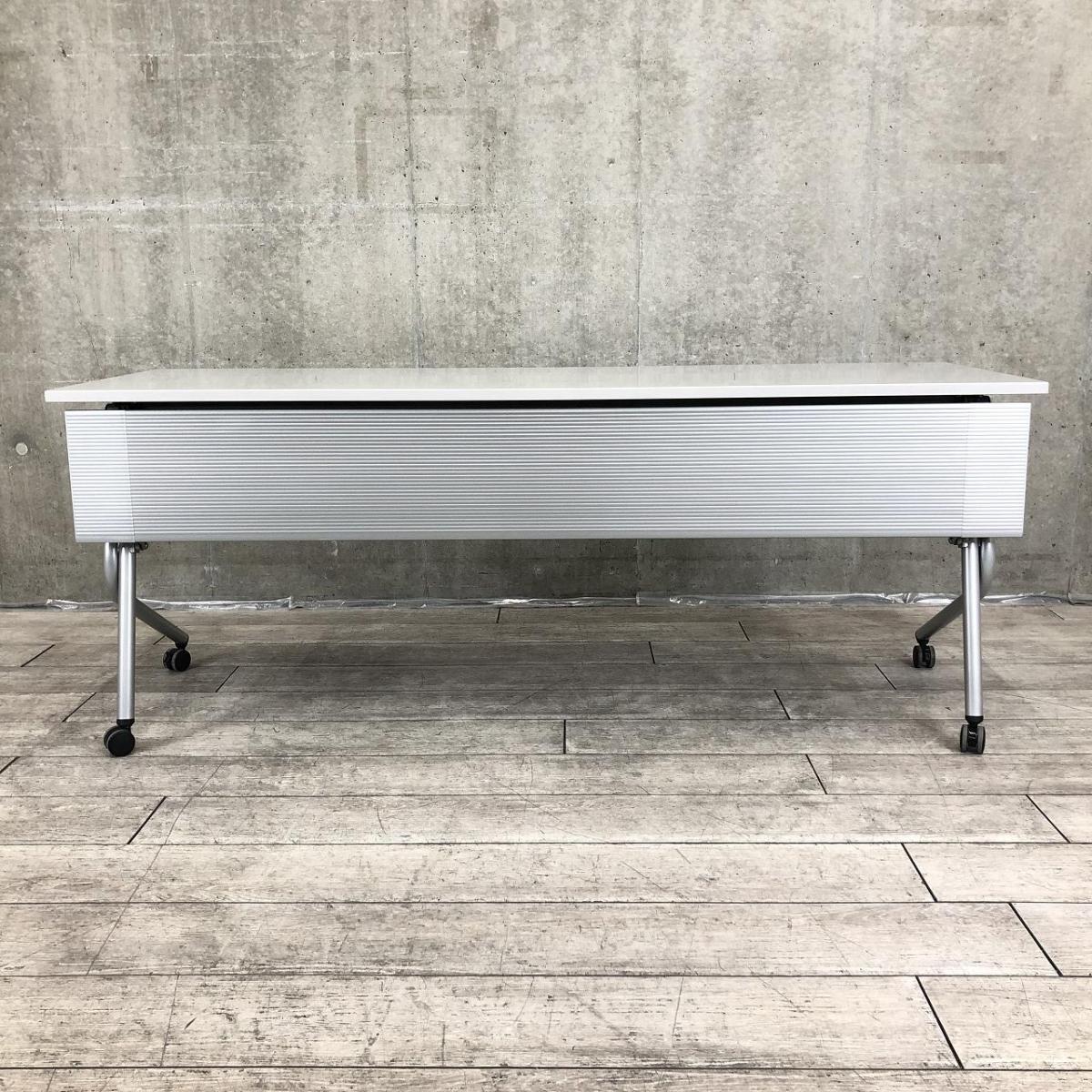 中古】ネスティア オカムラ/okamura スタックテーブル(長机/折りたたみ