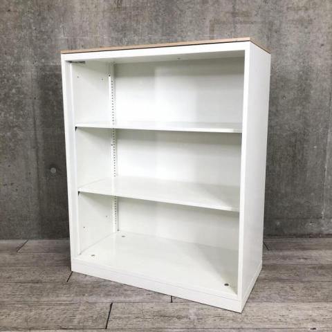 【中古】レクトライン 4B5SZZ ZA75 オカムラ（okamura） ローキャビネット／オープン