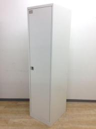 【1台限定】【明るく清潔感のあるホワイト色、開閉が一目で分かる表示機能付き!】■イトーキ（ITOKI）製　L型シリーズ　■1人用ロッカー
■W450×D515×H1790mm　■ホワイト