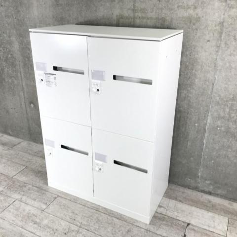 【中古】ピクスライン 4Z6JRY ZA75 オカムラ（okamura） 4人用パーソナルロッカー