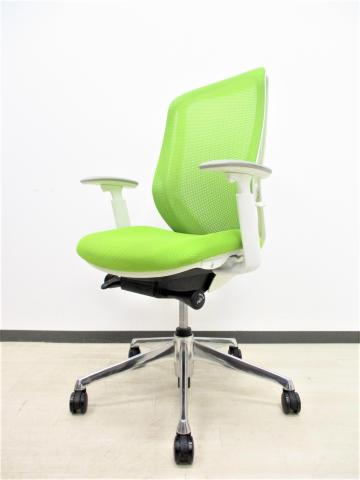 【中古】シルフィーメッシュ C685BW　FMP5 オカムラ（okamura） 肘付ハイバックチェア