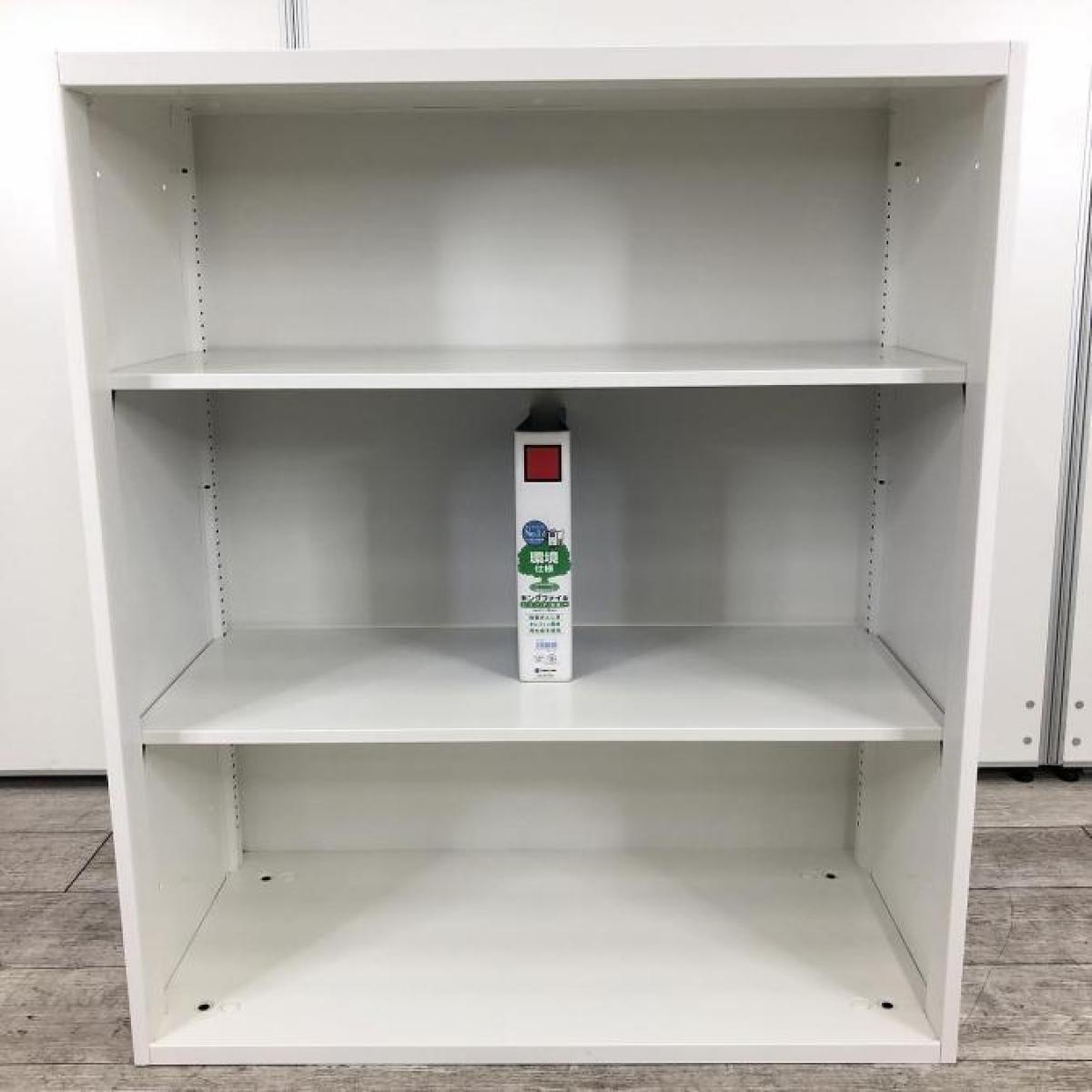 オカムラ　レクトライン　4B513Y ZA75 オープン書庫 中古】レクトライン 4B513Y ZA75 オカムラ/okamura ローキャビネット