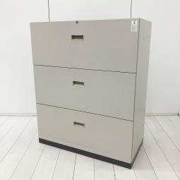 【これ一台でファイル書類をスッキリ整理！】■コクヨ（KOKUYO）BWN　ビジネスウォールN　■3段ラテラル　書庫　キャビネット　グレー【HU】【関東倉庫在庫品】【弊社使用欄：A01043974】