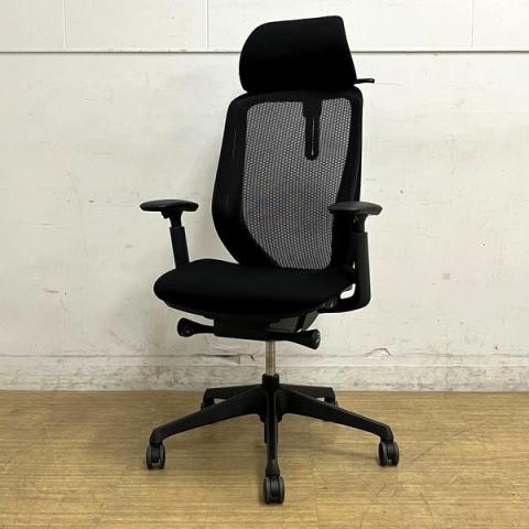 【中古】シルフィーメッシュ  オカムラ（okamura） 肘付ハイバックチェア