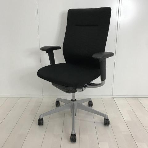 【中古】コーラルメッシュ CQ87GR　FSF1 オカムラ（okamura） 肘付ハイバックチェア