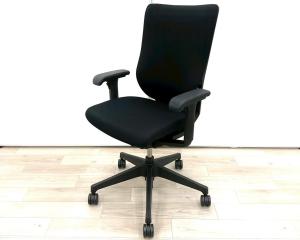 ★美品 コンターチェア ハイバックチェア ブラック ファブリック ☆美品 コンターチェア ハイバックチェア ブラック ファブリック