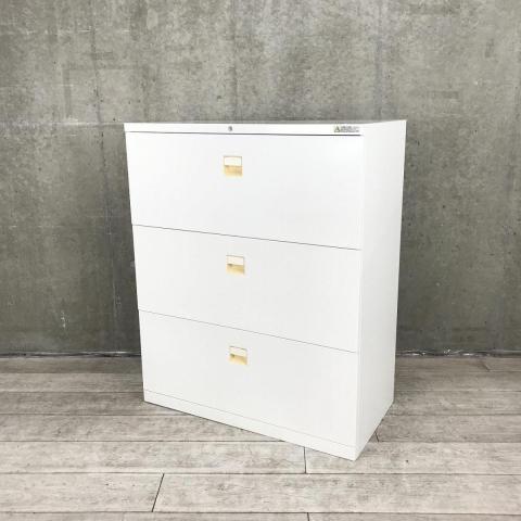 【中古】SAデュオライン 4B3SZC　ZA75 オカムラ（okamura） ローキャビネット／ラテラル