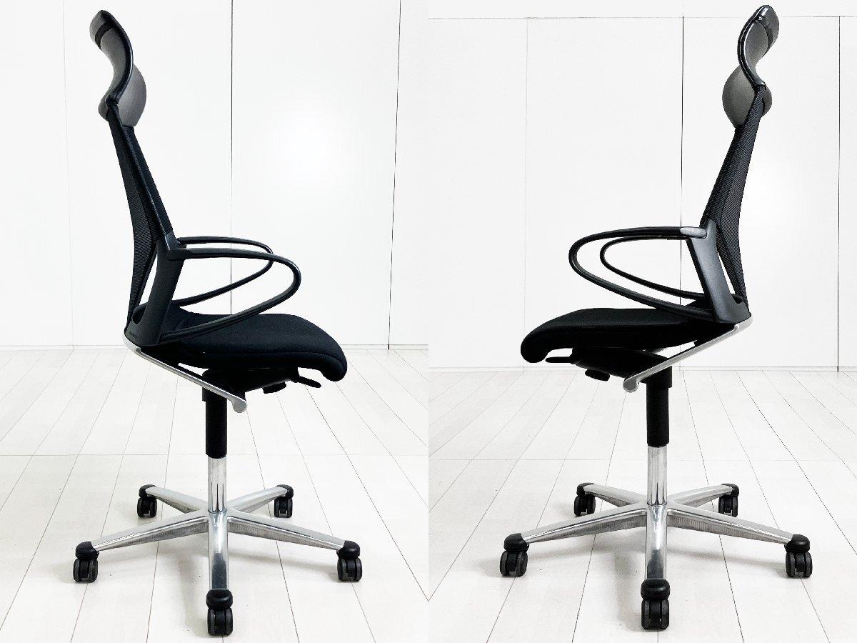 中古】モダス Wilkhahn/ウィルクハーン 肘付ハイバックチェア 570808