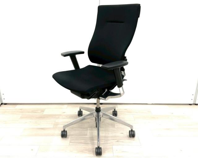 【中古】スピーナチェア KE-717GP-T1T1 イトーキ（ITOKI） 肘付ハイバックチェア