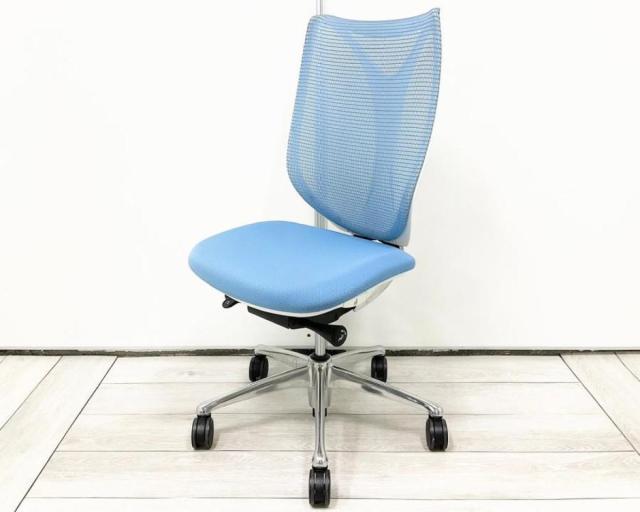 【中古】サブリナ  オカムラ（okamura） 肘無ハイバックチェア