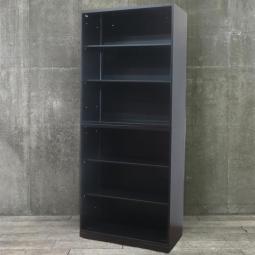 スタイリッシュなブラックカラー入荷！/オススメ(おすすめ) /人気商品【弊社使用欄：】　■オカムラ　レクトラインシリーズ　オープン+オープン書庫セット