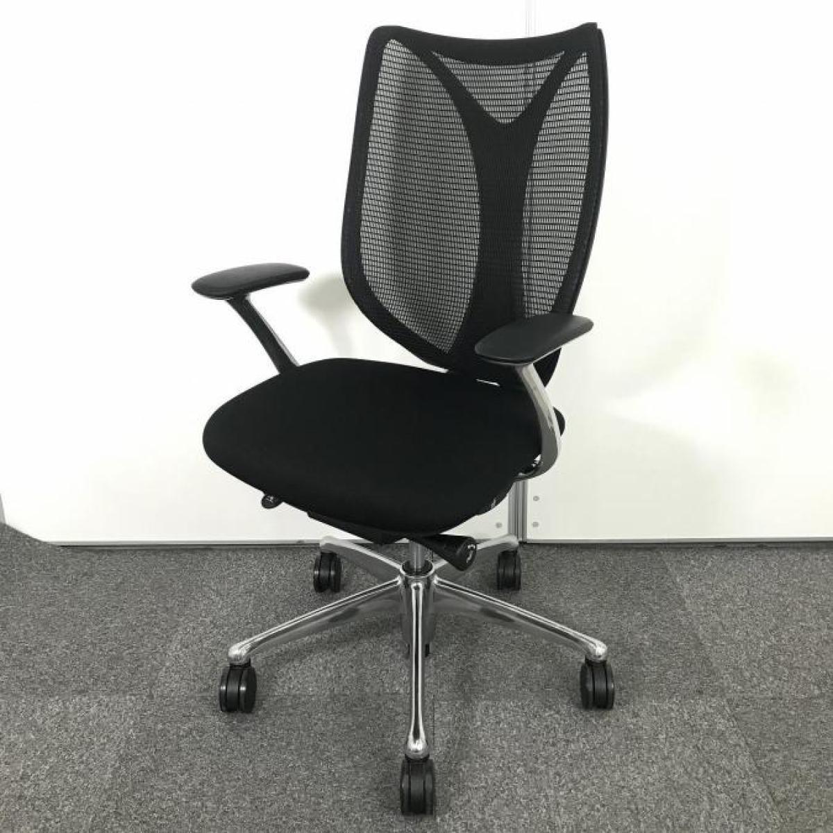 【優れたデザイン性の高級チェア！リングフレームとメッシュが背中をやさしく受け止める！】■オカムラ(okamura)製　サブリナ(Sabrina)チェア　肘付ハイバック　■ブラック　■背面メッシュ　■固定肘
                        サブリナ
                                    中古
            