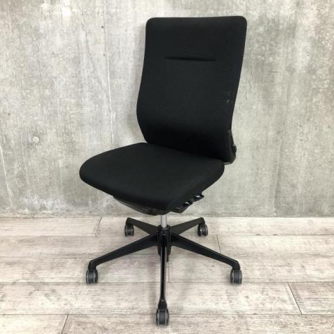 【中古】コーラルチェア CQ87MS FSF1 オカムラ（okamura） 肘無ハイバックチェア