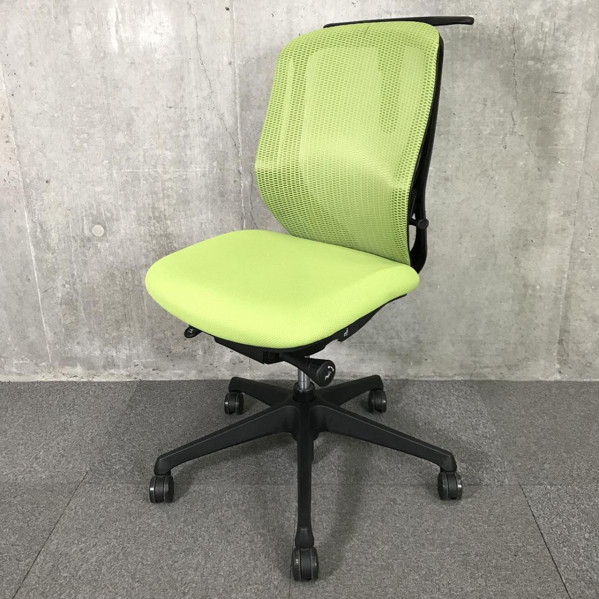 【前傾姿勢が特徴！姿勢から腰痛改善！】オカムラ（okamura）製　シルフィ（Sylphy）　肘無　ローバック　背面メッシュ　グリーン　中古　《オフィスバスターズ福岡博多店は、福岡を拠点として、日本全国へ中古オフィス用品・オフィス家具を提供しております》
                        シルフィーメッシュ
                                    中古
            