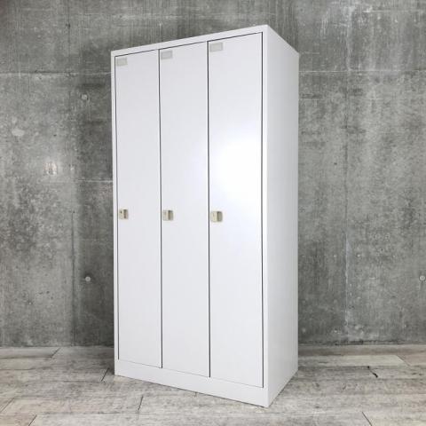 【中古】L型 HDL-0931SS-WE イトーキ（ITOKI） 3人用更衣ロッカー