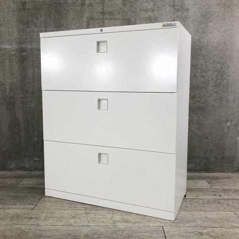 【中古】レクトライン  オカムラ（okamura） ローキャビネット／ラテラル