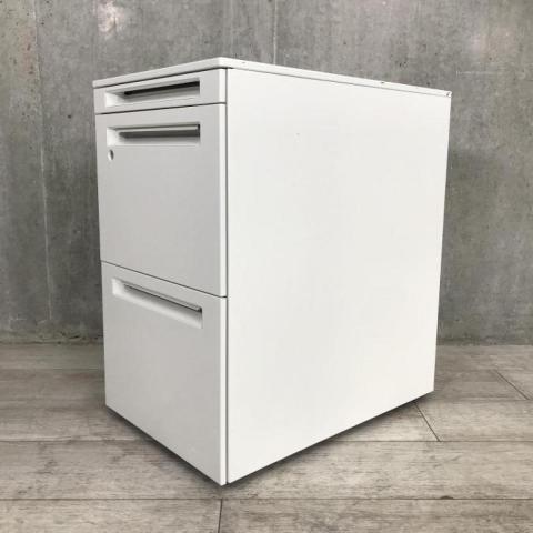 【中古】アドバンス  オカムラ（okamura） ワゴン3段