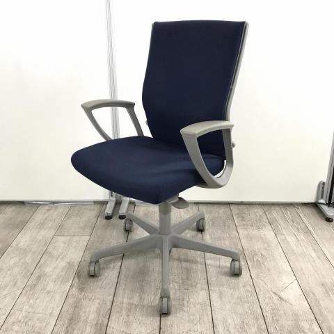 【中古】エスクード C435GR FFW4 オカムラ（okamura） 肘付ハイバックチェア