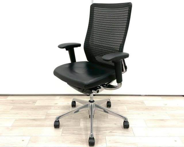 【中古】コーラルメッシュ CR85BS FSV1 オカムラ（okamura） 肘付ハイバックチェア