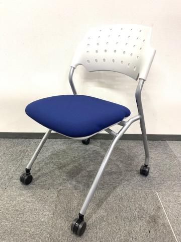 【中古】トレットミーティングチェア No.1690F 695-00 ライオン ネスティングチェア