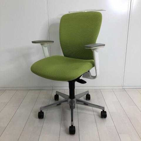 【中古】スラート C382WA　FSF5 オカムラ（okamura） 肘付ローバックチェア