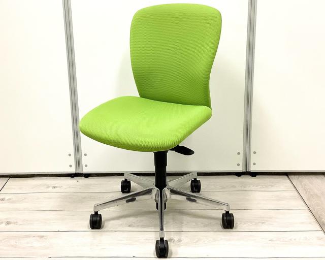 【中古】スラート C331WA FSF5 オカムラ（okamura） 肘無ローバックチェア