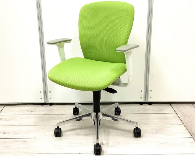 【中古】スラート C381WA FSF5 オカムラ（okamura） 肘付ローバックチェア