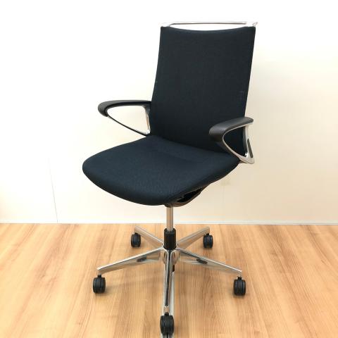 【中古】モード CA85BS FWJ1 オカムラ（okamura） 肘付ミドルバックチェア