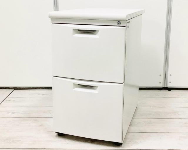 【中古】CZシリーズ CZN-047LB-W9W9 イトーキ（ITOKI） 脇机2段