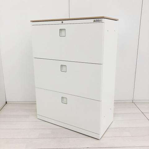 【中古】レクトライン 4MG3ZC ZA75 オカムラ（okamura） ローキャビネット／ラテラル