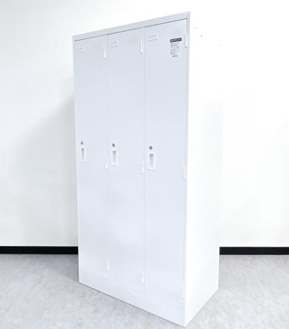 【中古】LKロッカー LK-N3SAWE コクヨ（KOKUYO） 3人用更衣ロッカー