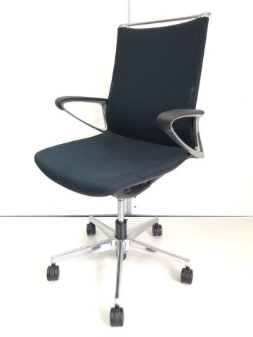 【中古】モード CA85BS FWJ1 オカムラ（okamura） 肘付ミドルバックチェア