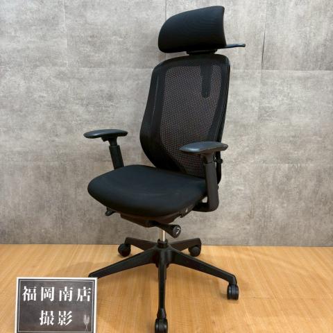 2022年製★オカムラ製の大人気オフィスチェア【シルフィー/ブラック色/可動肘仕様/可動ヘッドレスト付き】が入荷しました!#前傾チルト機能付き *良品を格安で!「オフィスバスターズ福岡南店」は、福岡を拠点として、全国へ中古オフィス用品・オフィス家具を提供しております。