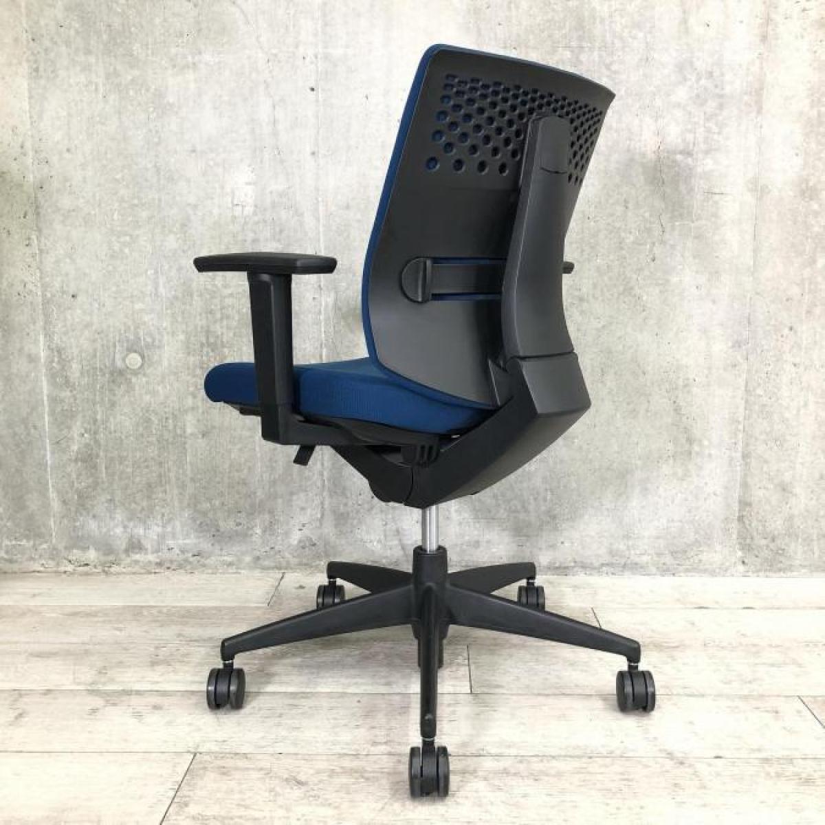 中古】ウィザード2 コクヨ/KOKUYO 肘付ローバックチェア 571542 - 中古