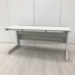 【大きなデスクで快適作業！W1600㎜サイズ！】オススメ(おすすめ) /人気商品 ■内田洋行製　アルプレイス　平机　ホワイト　引出し付【HU】【関東倉庫在庫品】【弊社使用欄：A01049966】