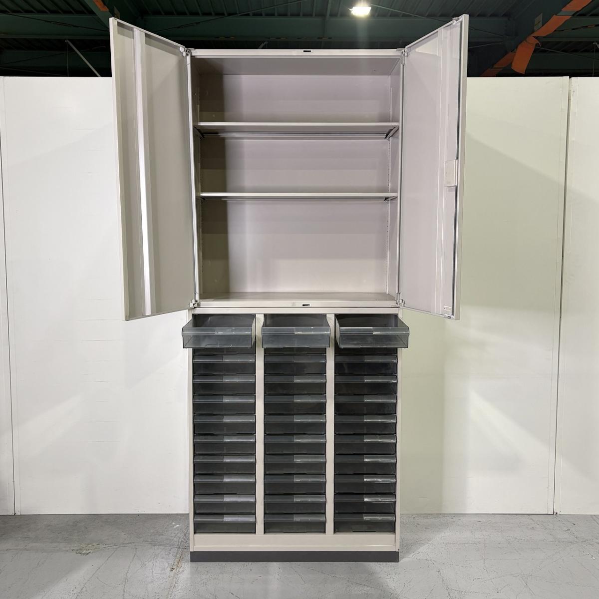 コクヨ 保管キャビネット グレー サイズ H880 W880 D380 中古品 コクヨ