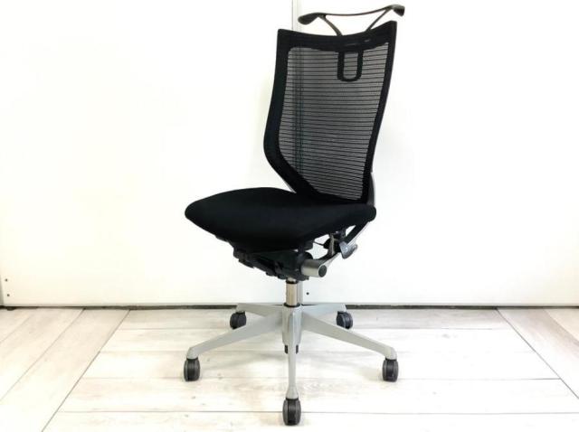 【中古】バロンチェア  オカムラ（okamura） 肘無ハイバックチェア