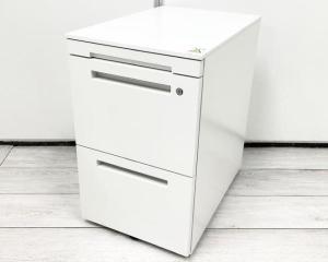 【在庫入替セール】【使いやすさ抜群のキャスター付き３段ワゴン】■イトーキ（ITOKI）CZRシリーズ　３段ワゴン　■キャスター付き　■色：ホワイト　【平机・フリーアドレスデスクのお供に！】オフィスバスターズ　水戸サテライト