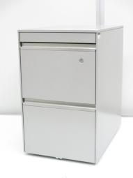 【スタイリッシュなデザインで使いやすい！】■イトーキ　インクルードシリーズ　3段ワゴン　シルバー　※キズ・小ヘコミ・部分的な塗装剝がれありのためお安く！【ハイワゴン】【ITOKI　IncLude】