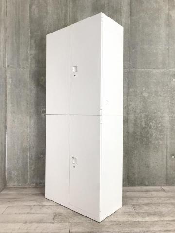 【中古】レクトライン 4B313F ZA75 オカムラ（okamura） ハイキャビネット／両開き＋両開き