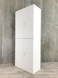 【大容量！ファイル書類をスッキリ整理！】■オカムラ（okamura）製　レクトライン（Rectline）シリーズ　上下両開き書庫セット　両開き＋両開き　ハイキャビネット　■ネオホワイト オフィスバスターズ　水戸サテライト　日立市、常陸太田市、高萩市、北茨城市、常陸大宮市、大子町 ひたちなか市