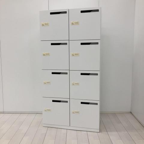【中古】エディアロッカー BWU-RN82ADEM79SAWN コクヨ（KOKUYO） 8人用パーソナルロッカー