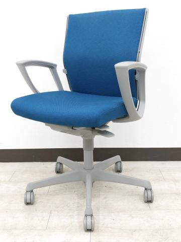 【中古】エスクード C443GR-FFW5 オカムラ（okamura） 肘付ローバックチェア