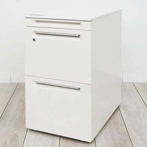 【中古】アドバンス  オカムラ（okamura） ワゴン3段