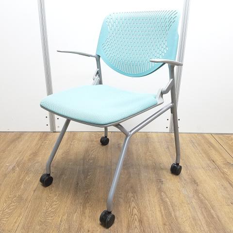 【中古】ルナ 81S1DE FSG7 オカムラ（okamura） ネスティングチェア