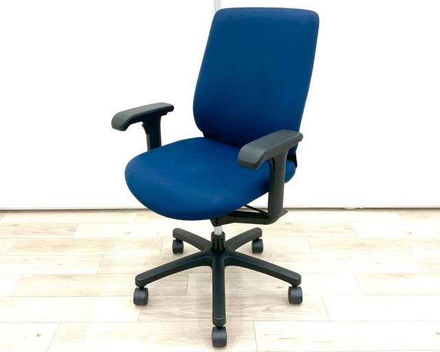 【中古】トルテR KZ-237GB-T1B2 イトーキ（ITOKI） 肘付ハイバックチェア