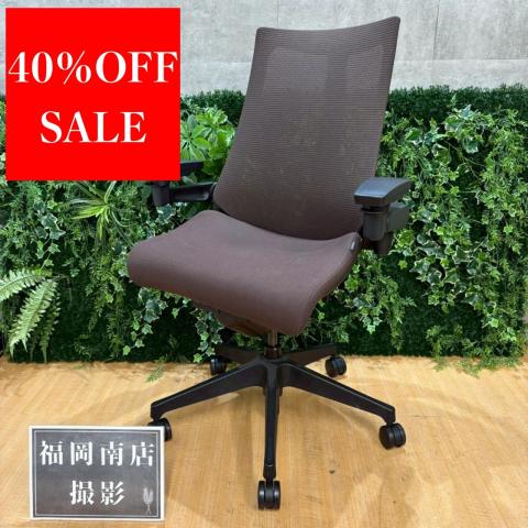 《在庫入替セール/㉕/8》イトーキ製の人気オフィスチェア【アクトメッシュ/可動肘】が値下げされました！＊良品を格安で！「オフィスバスターズ福岡南店」は、福岡を拠点として、全国へ中古オフィス用品・オフィス家具を提供しております。