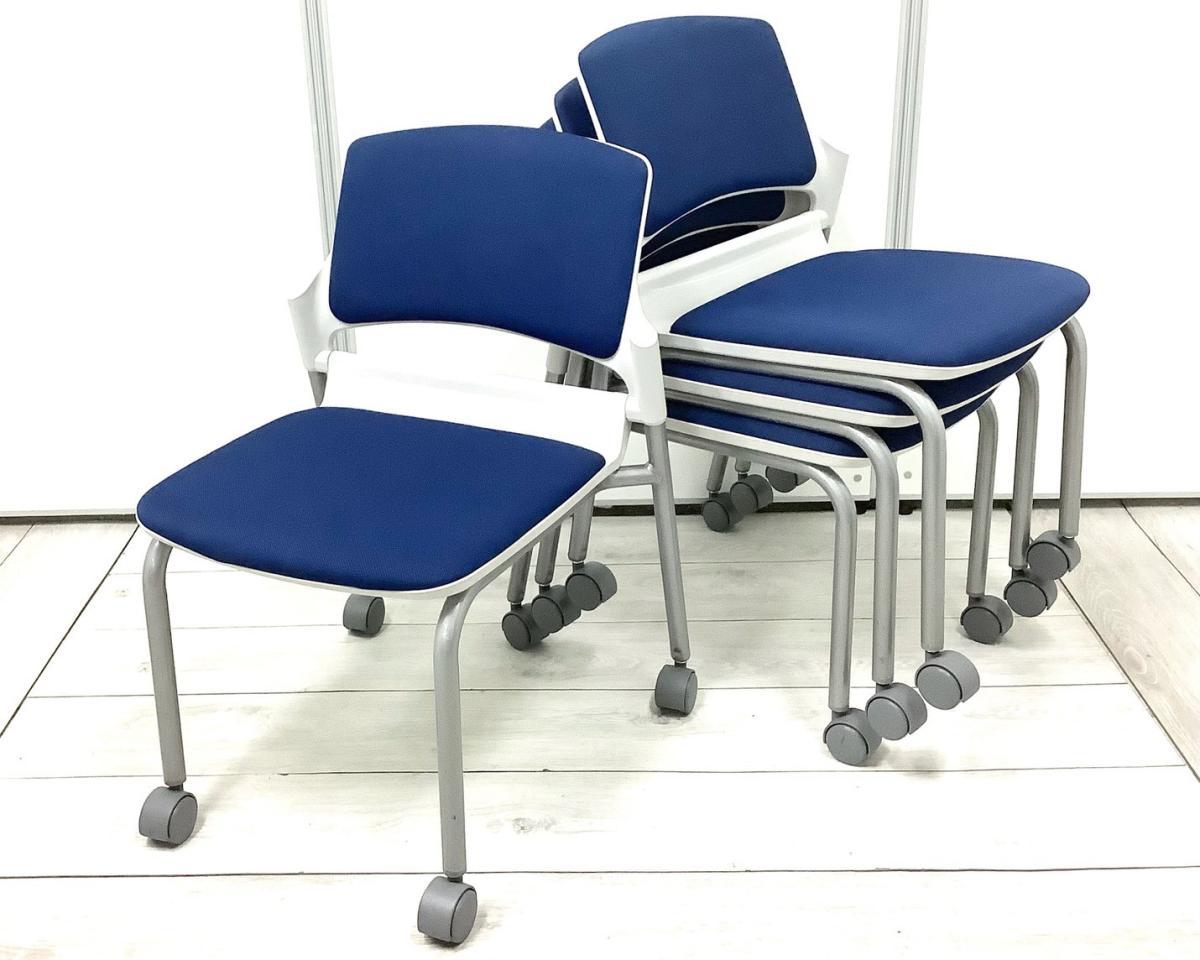 中古】MF-180シリーズ ウチダ/UCHIDA スタッキングチェア 572189