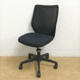 【在庫入替セール】オカムラ　CG-Mチェア　背メッシュ　クロス：ブラック×フレーム：ブラックの人気カラー　コンパクトなサイズ感で小柄な方にもオススメ【愛知・名古屋・豊田・静岡・浜松】